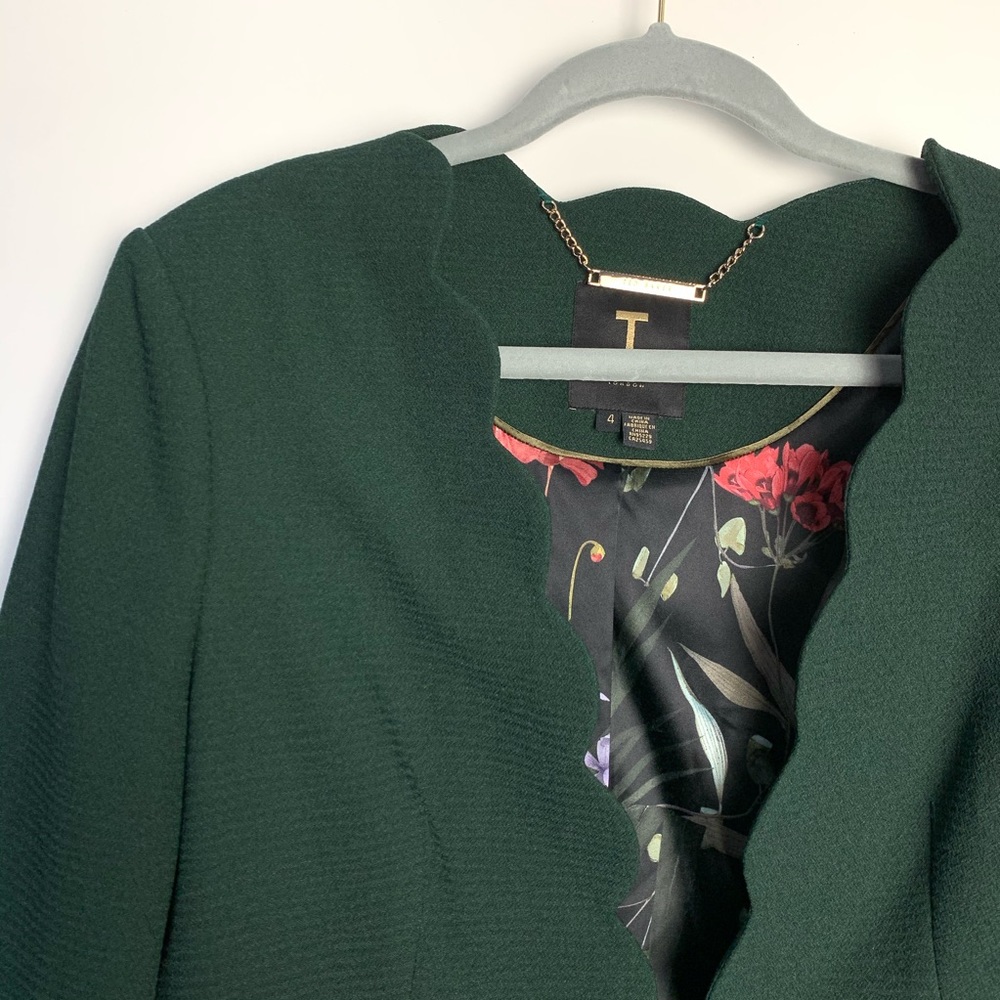 NEW Ted Baker London Furna Scalloped Jacket - Picture 6 of 9